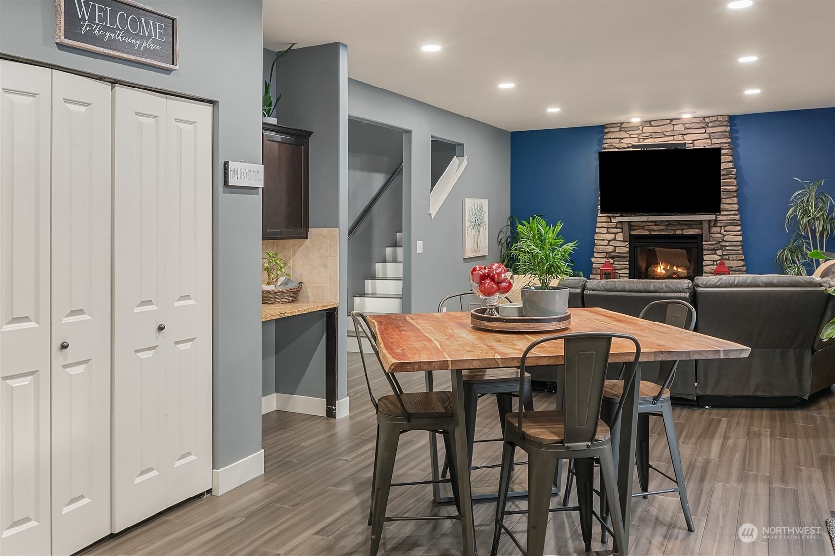 11520 56th Drive Southeast Everett, WA 98208 - Photo 12 of 30 a view of a dining room with furniture window and wooden floor