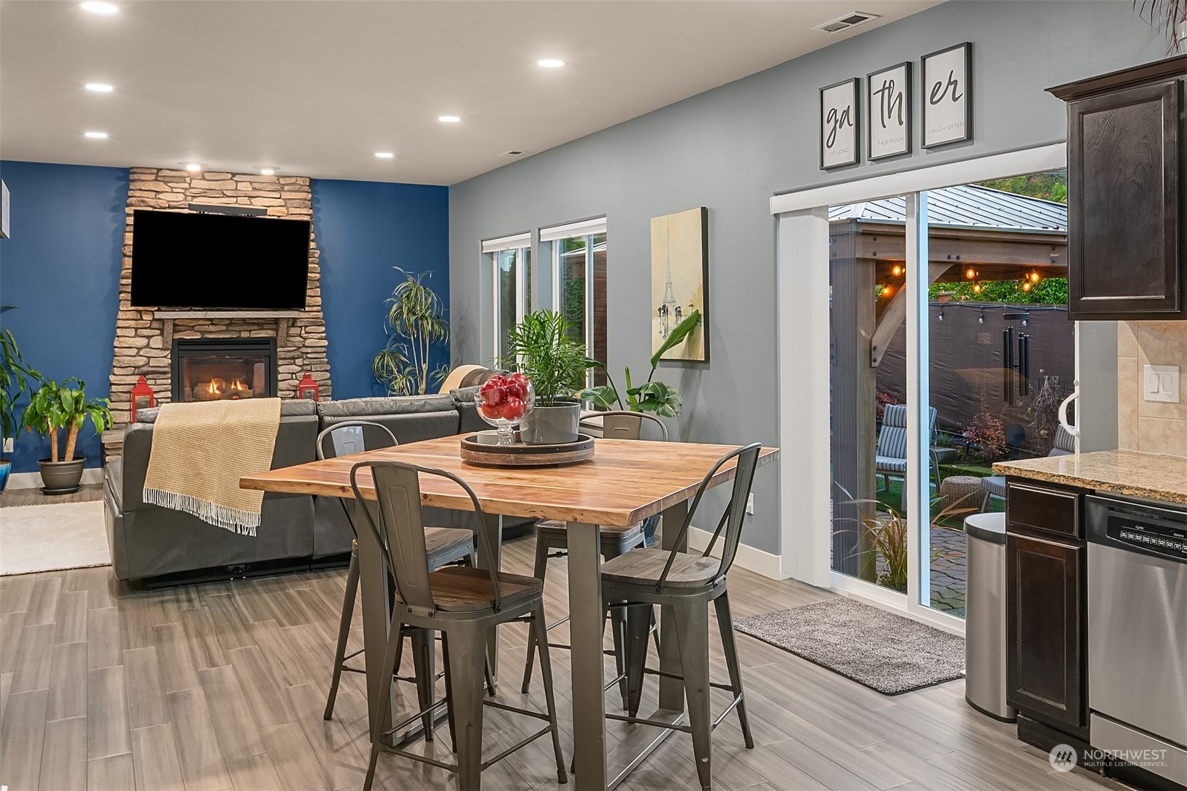 11520 56th Drive Southeast Everett, WA 98208 - Photo 13 of 30 a view of a dining room with furniture window and wooden floor