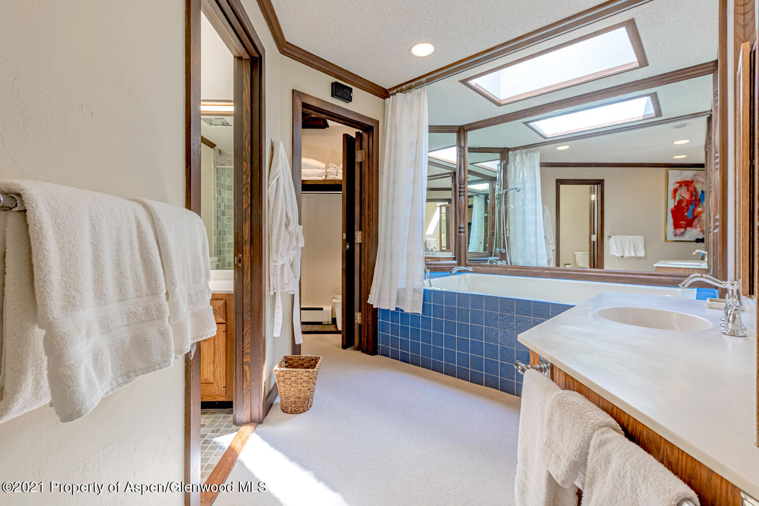 1441 Crystal Lake Road, Unit 2 Aspen, CO 81611 - Photo 14 of 20 a bathroom with a sink and a mirror