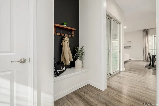 a view of a walk in closet