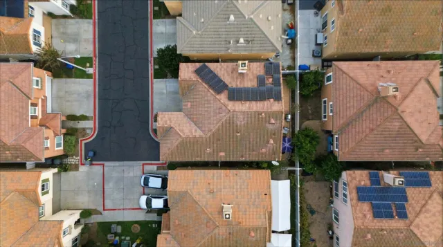 a front view of a house with entertaining space