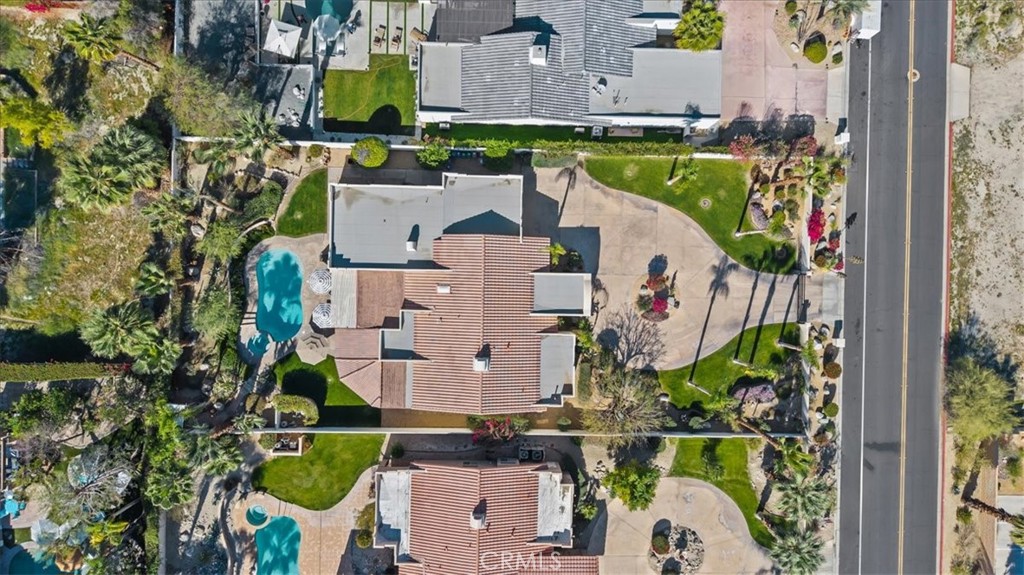 71569 Sahara Road Rancho Mirage, CA 92270 - Photo 47 of 51 Drone shot Arial Overhead 3