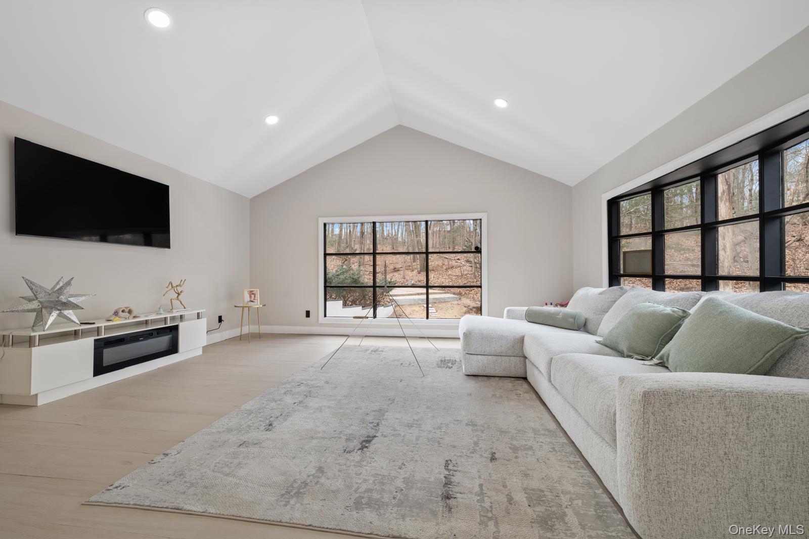 111 Mill River Road Oyster Bay, NY 11771 - Photo 15 of 48 a living room with furniture and a flat screen tv