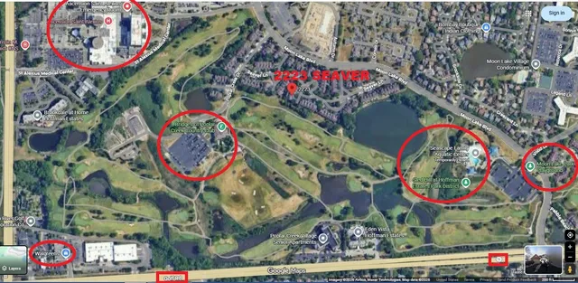 a city view from a balcony