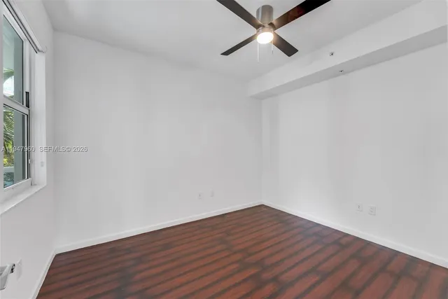 wooden floor in an empty room