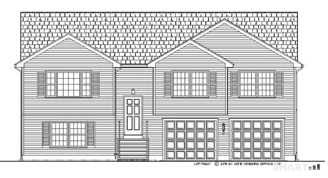 a view of a white building