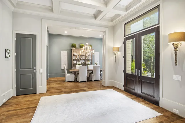 a view of a livingroom with a flat screen tv