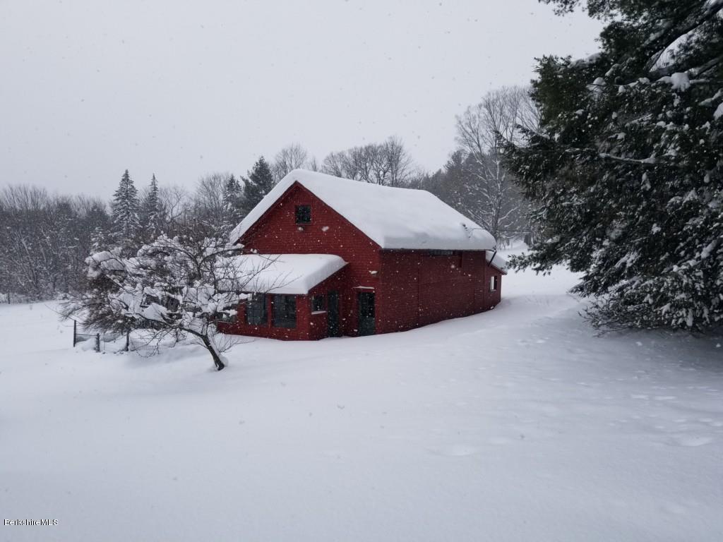 830 E Road Clarksburg, MA 01247 - Photo 21 of 30 a view of a house with a snow in the yard