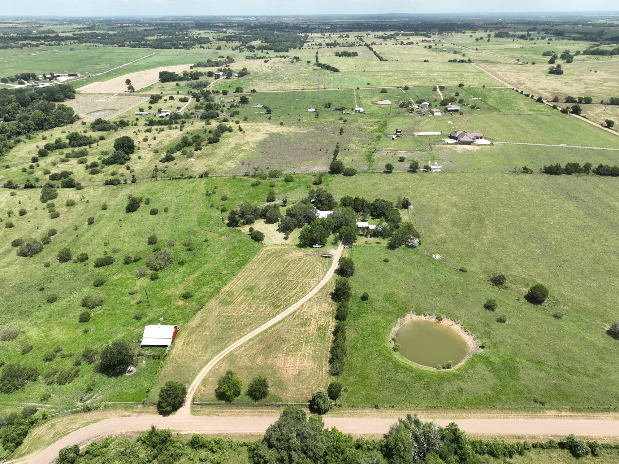 5208 Mensik Road Schulenburg, TX 78956 - Photo 3 of 34 Aerial view of property.