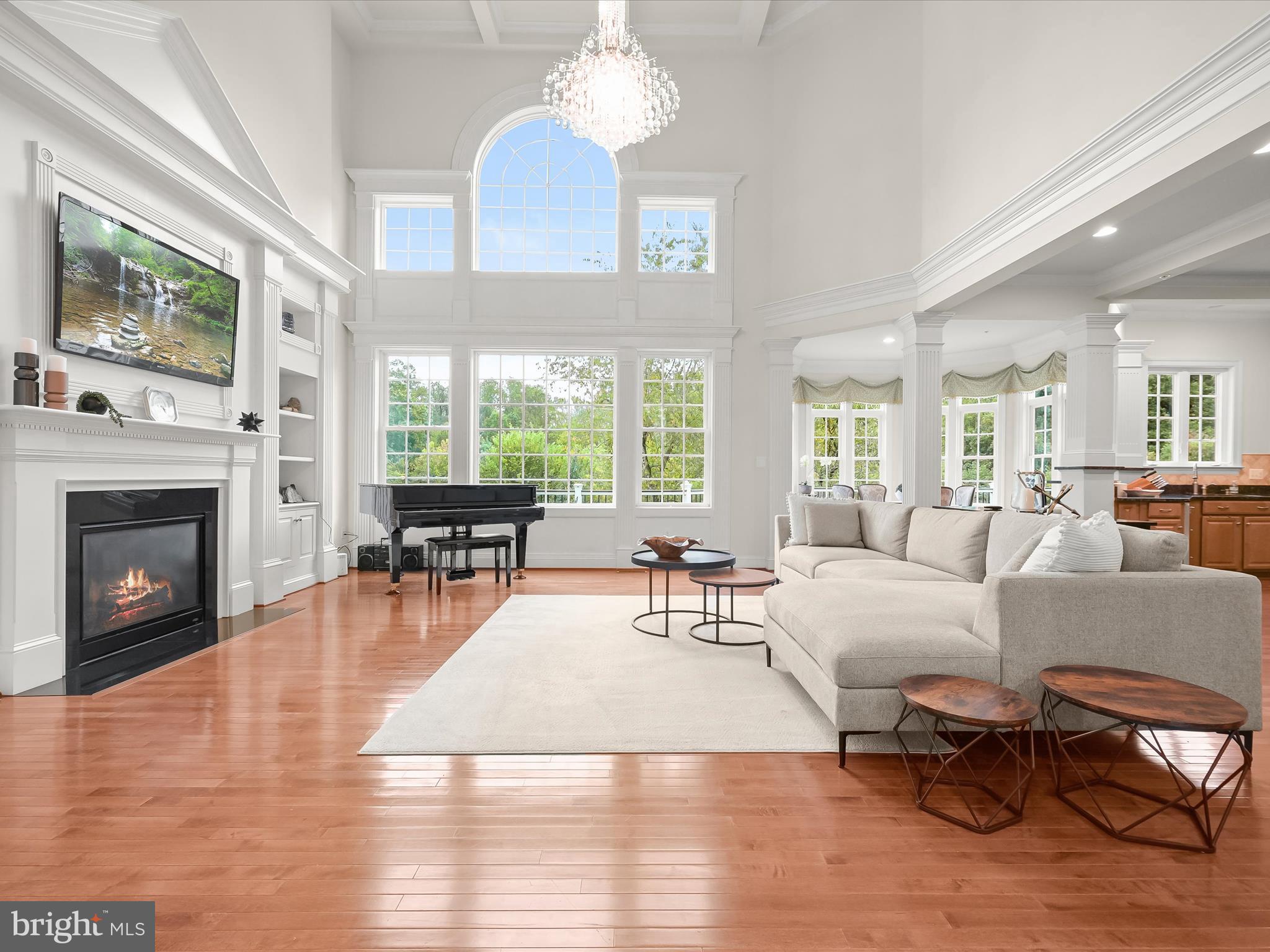 13030 Highgrove Road Highland, MD 20777 - Photo 26 of 127 Dramatic Palladian Window & Coffered Ceiling