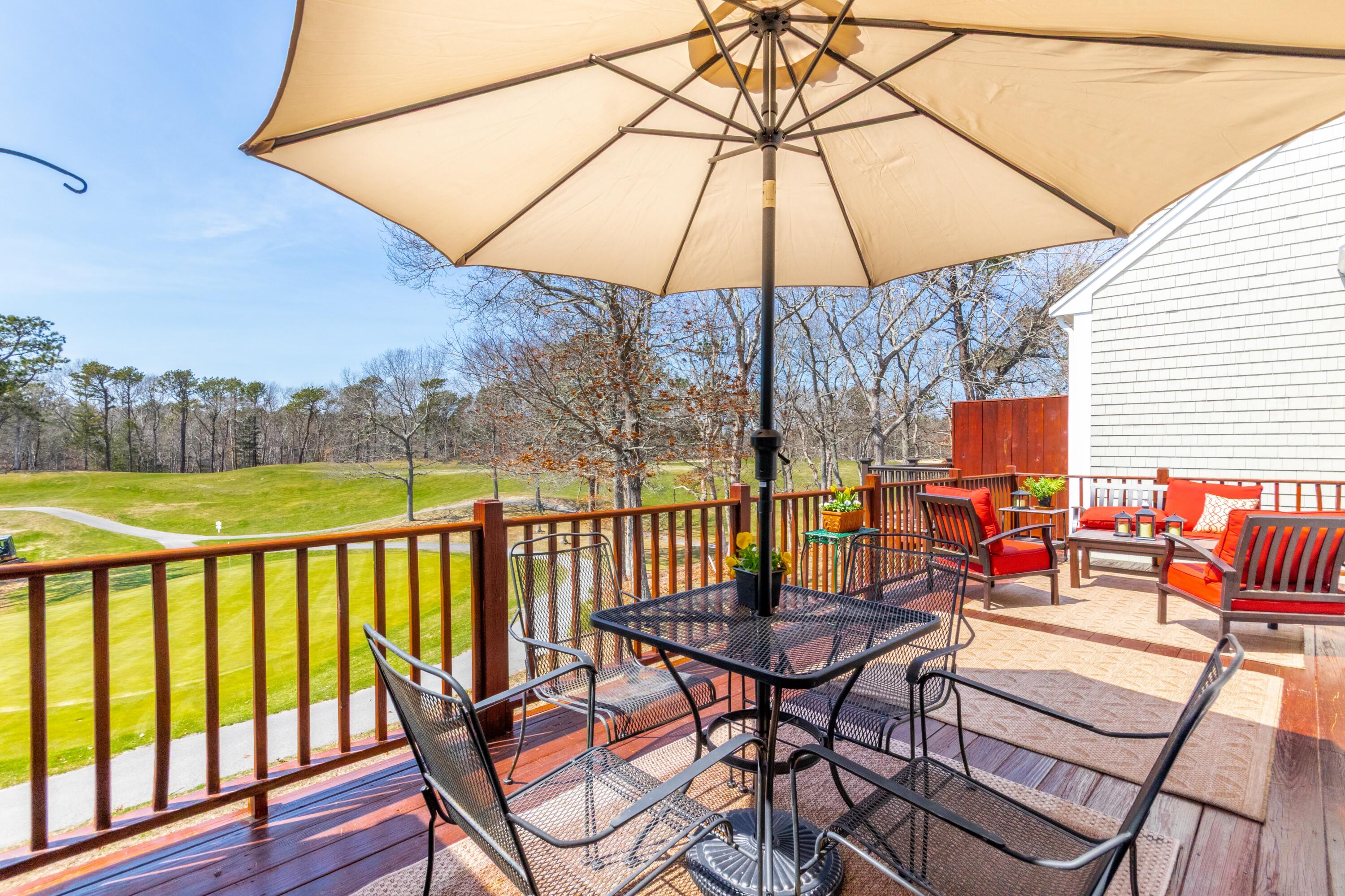 36 Turnberry Road, Unit 36 Buzzards Bay, MA 02532 - Photo 32 of 41 Deck view of the golf course