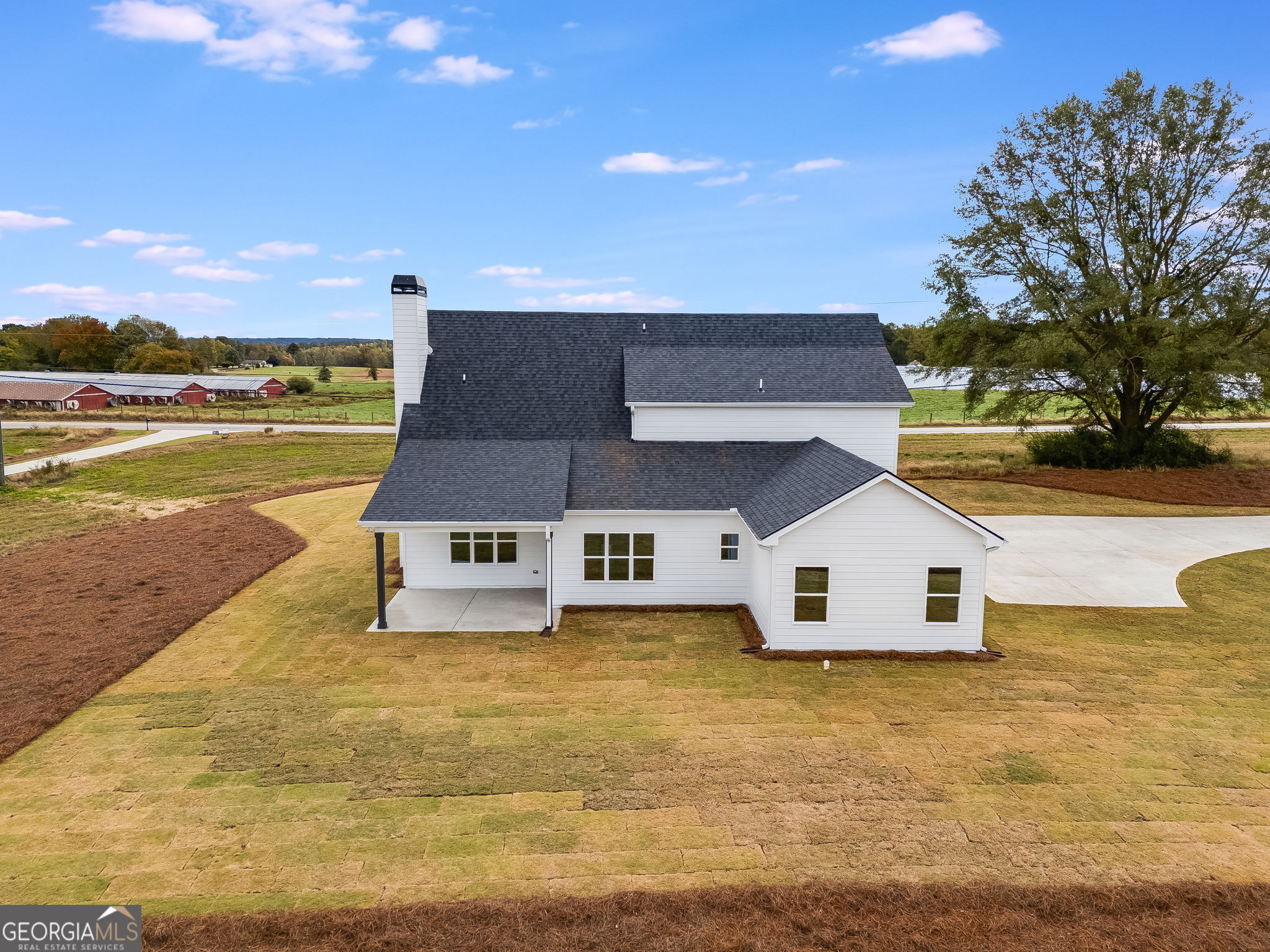 12 Stewart Road Roopville, GA 30170 - Photo 45 of 48 a view of a house with yard and ocean view
