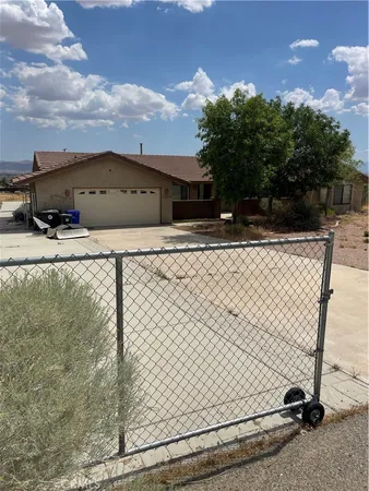 a backyard of a house