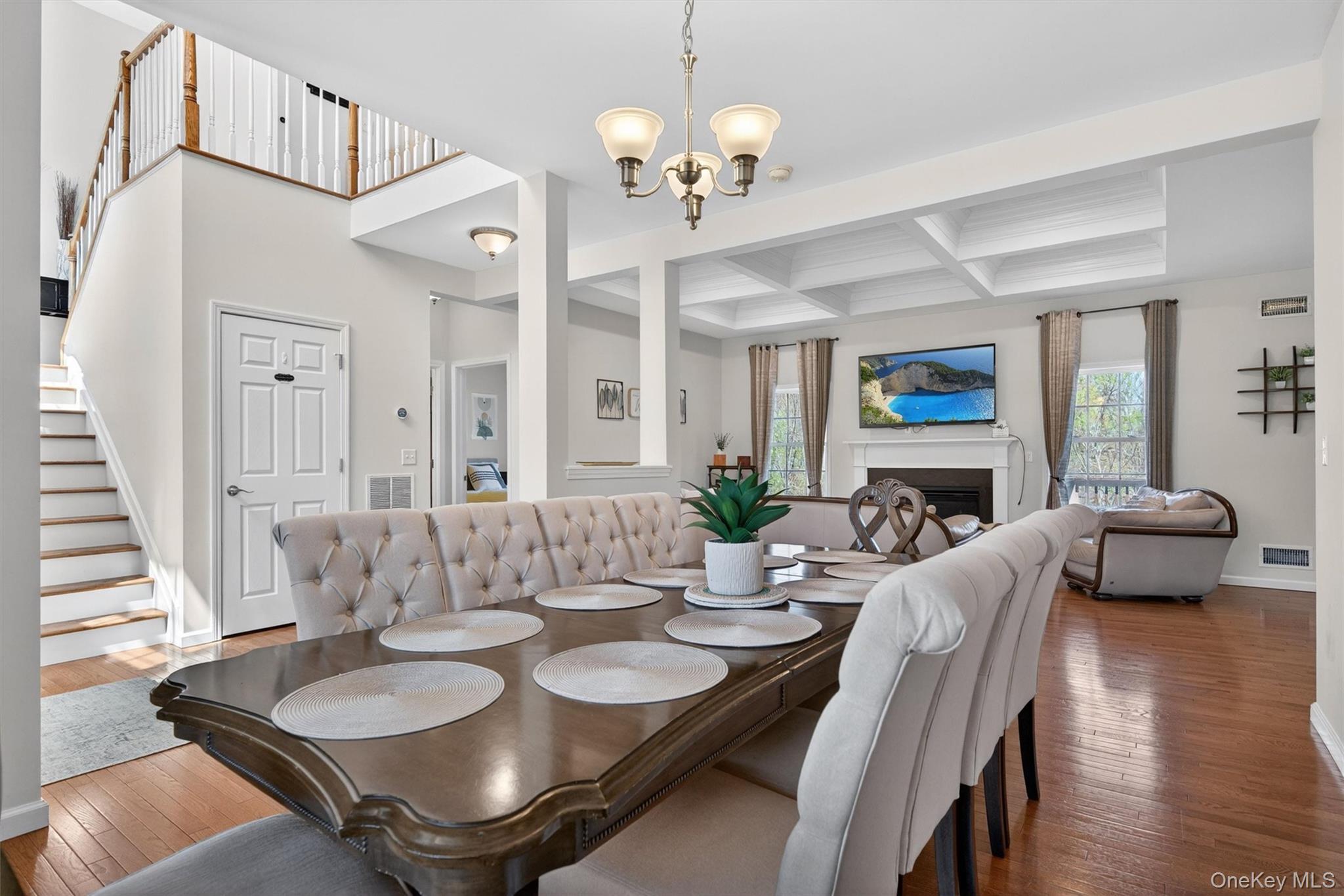 2 Primrose Lane Chester, NY 10918 - Photo 13 of 42 a view of a dining room with furniture and wooden floor