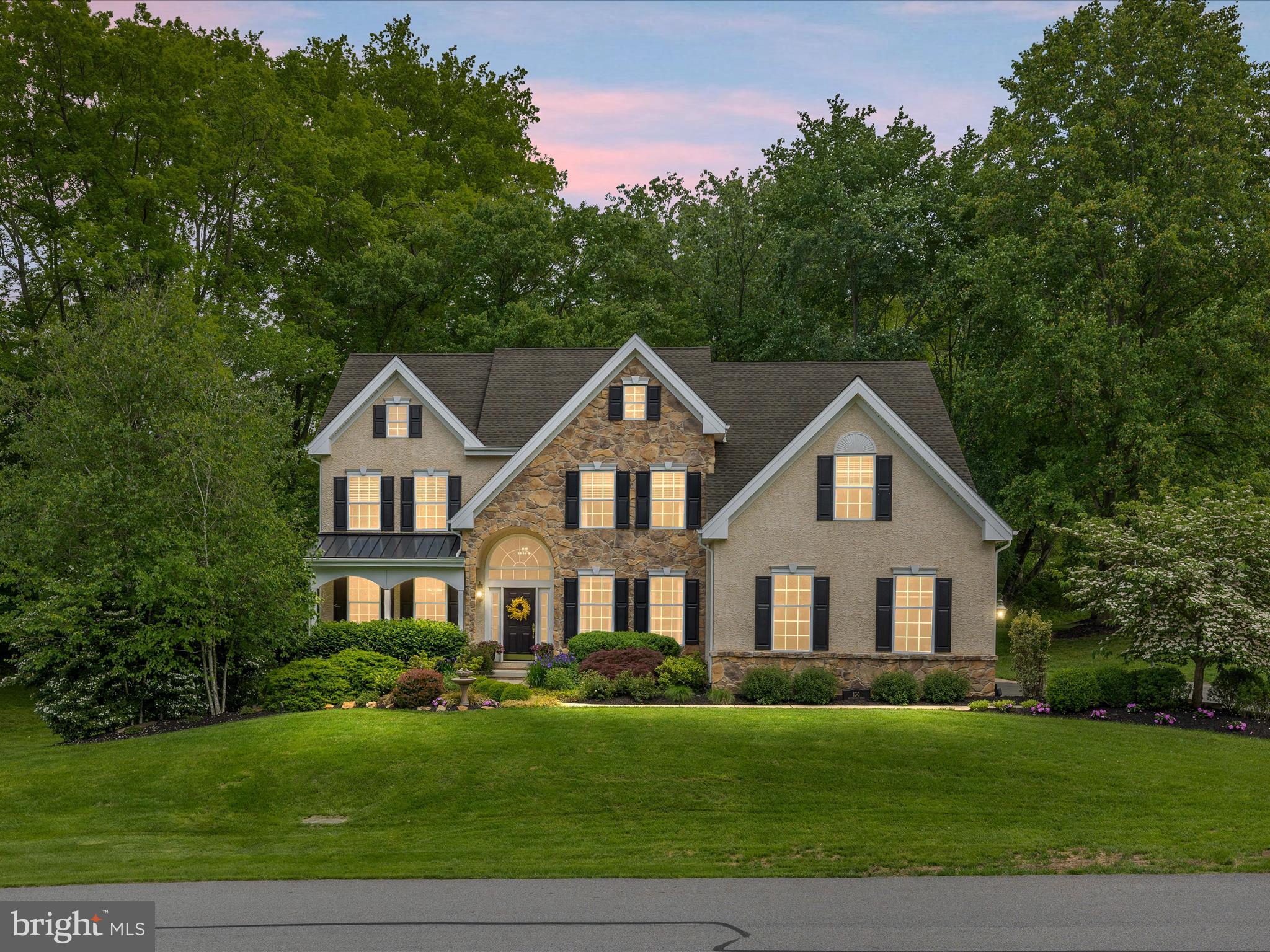 130 Waterfall Lane Landenberg, PA 19350 - Photo 1 of 49 a front view of a house with a yard