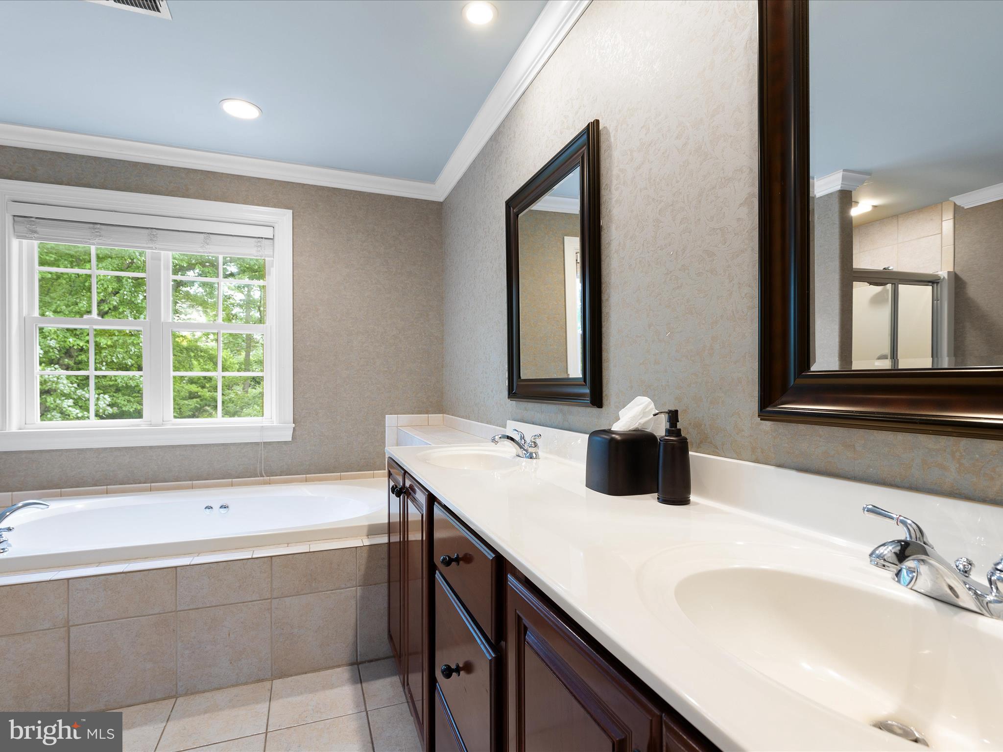 130 Waterfall Lane Landenberg, PA 19350 - Photo 24 of 49 a bathroom with a tub sink and mirror