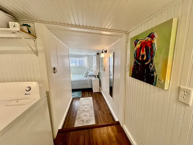 a view of a walk in closet