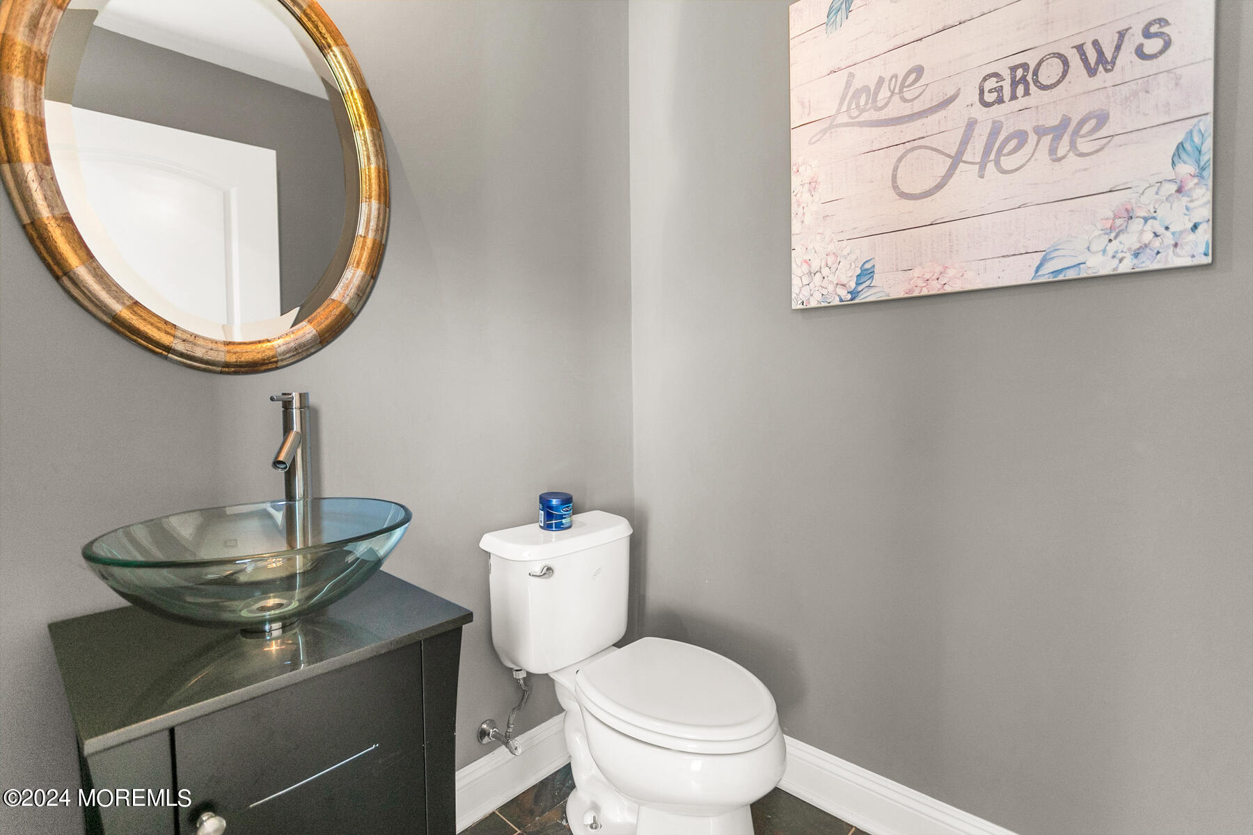 1 Eagle Nest Road Colts Neck, NJ 07722 - Photo 46 of 68 a bathroom with a toilet and a mirror