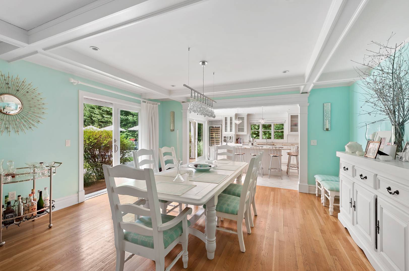 25 East Gate Road Wainscott, NY 11975 - Photo 5 of 13 a dining room with furniture window and wooden floor