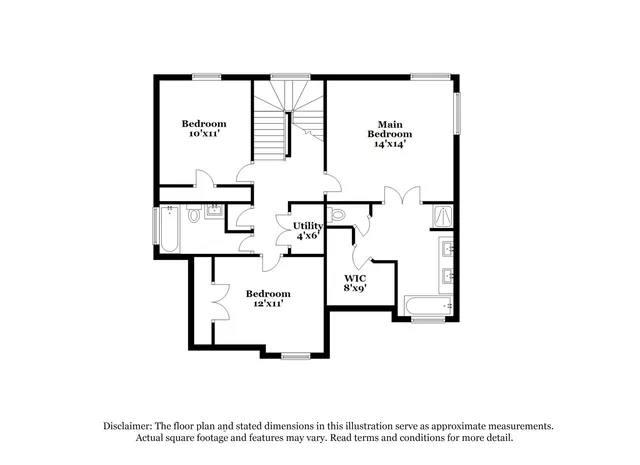 a picture of a book and a bed