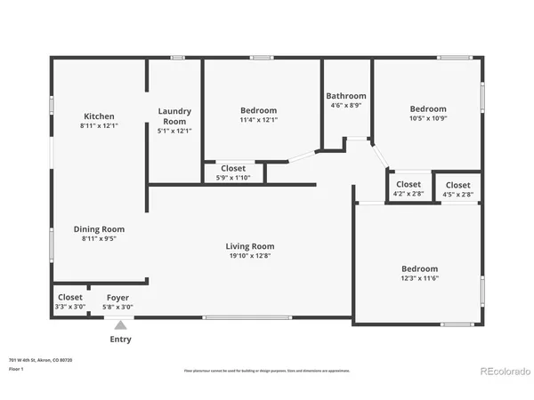 $165,000 | 701 4th Street, Akron, CO 80720