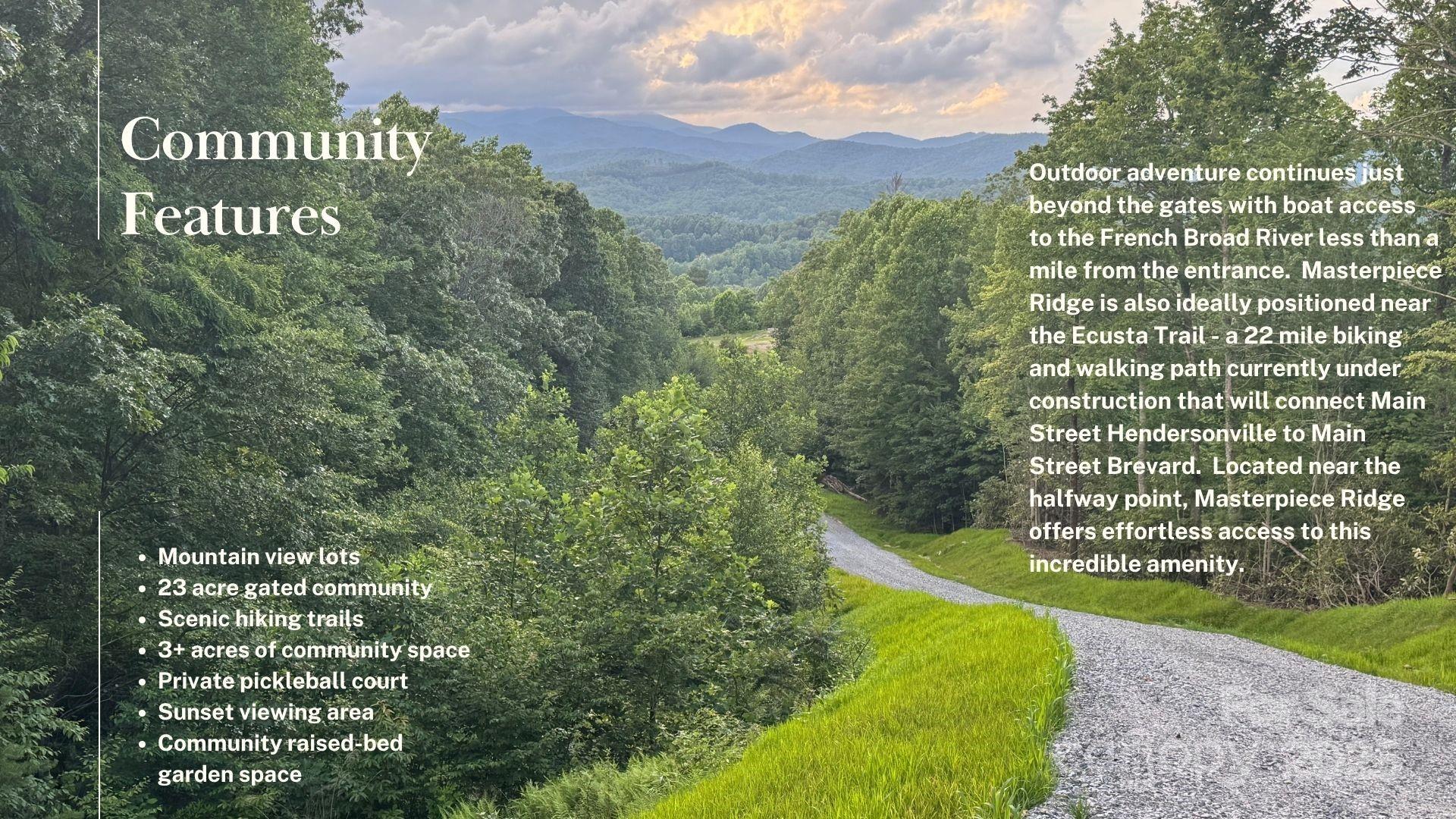 Lot # Masterpiece View Drive, Unit 5 Hendersonville, NC 28739 - Photo 26 of 30 a view of a large building with a garden