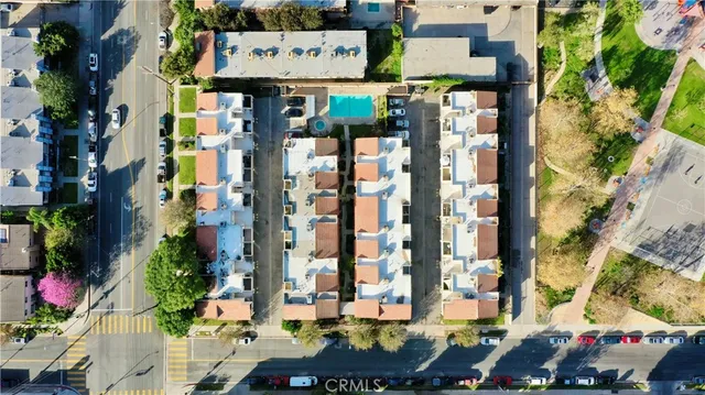 an outdoor space with patio