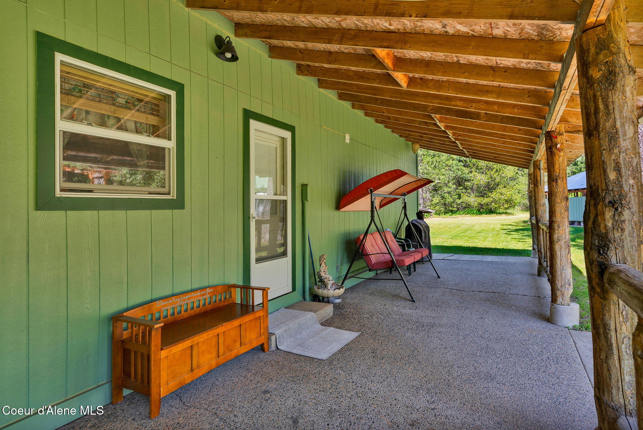 24805 North Cedar Mountain Road Athol, ID 83801 - Photo 8 of 82 Covered porch