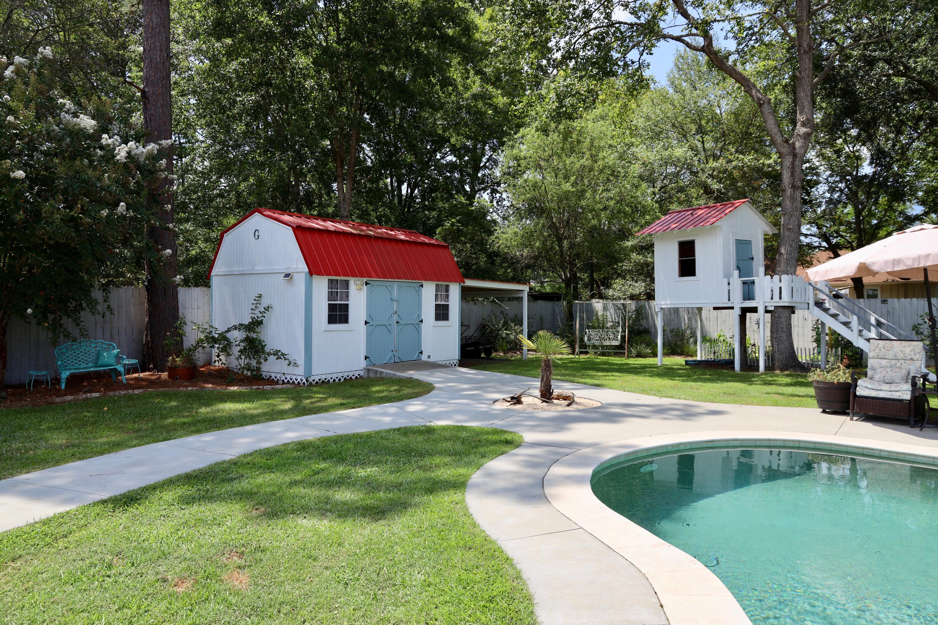 100 Ruffin Court Summerville, SC 29486 - Photo 22 of 32 Shed with carport