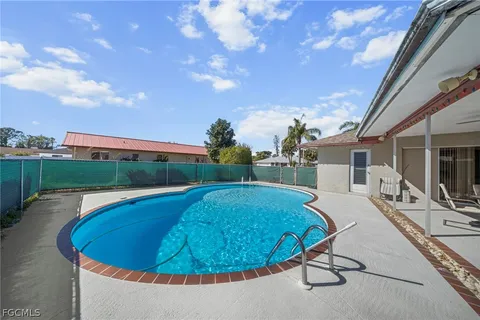 a view of outdoor space yard swimming pool and furniture