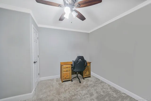 a view of workspace with a window