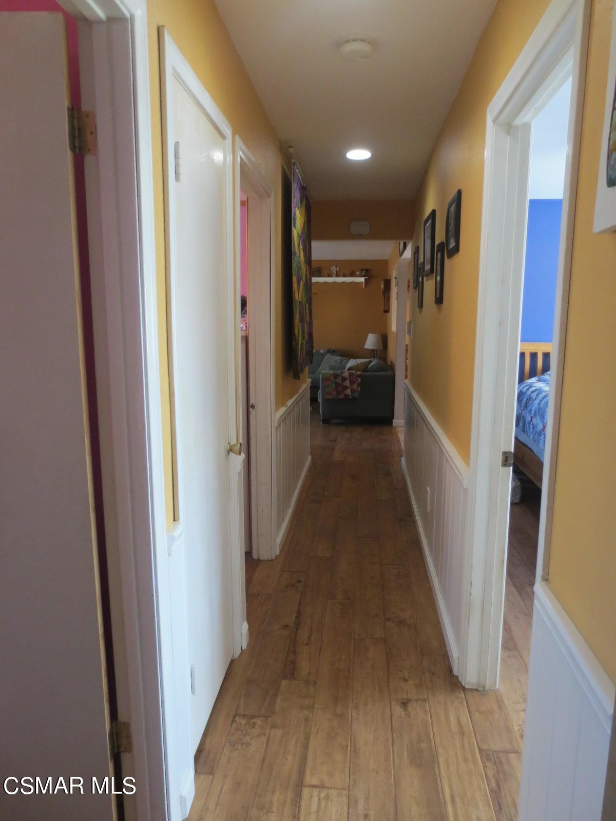 4521 Alpine Street Simi Valley, CA 93063 - Photo 30 of 62 a view of hallway with wooden floor