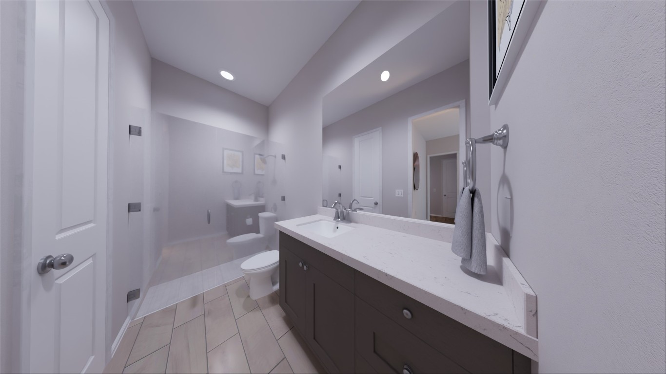 31527 Fern Grove Road Fulshear, TX 77423 - Photo 13 of 21 a spacious bathroom with a double vanity sink a mirror and a bathtub