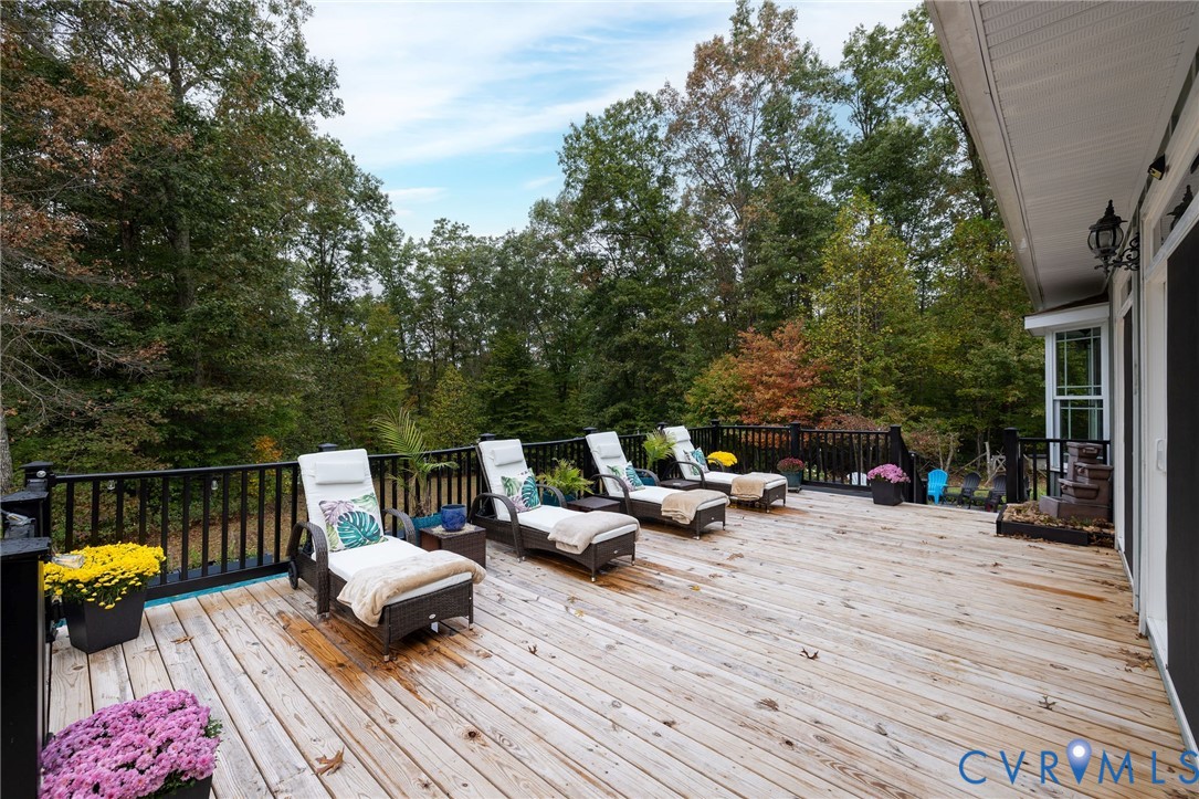 11081 Shannon Hill Road Louisa, VA 23093 - Photo 34 of 49 a terrace view with sitting space and garden view