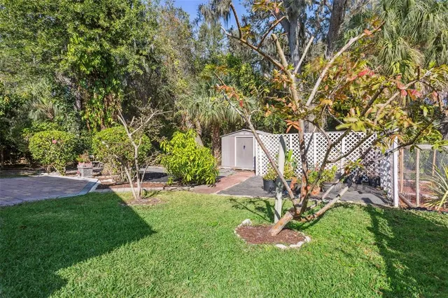 a view of a house with a yard and tree s