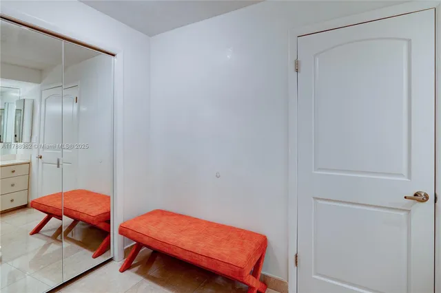 a room with table and chairs