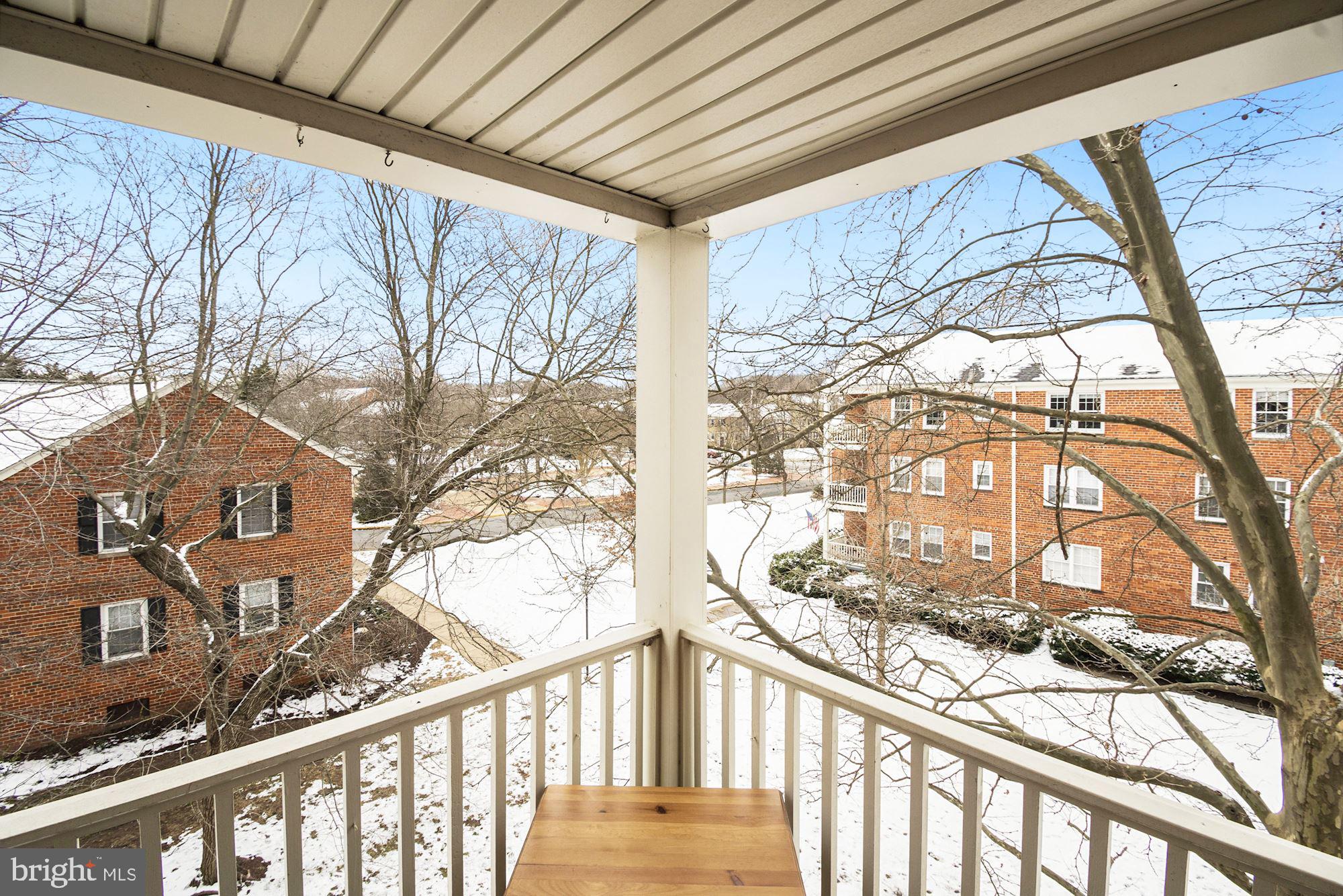 6511 Potomac Avenue, Unit C1 Alexandria, VA 22307 - Photo 21 of 21 Beautiful views from your quiet balcony.