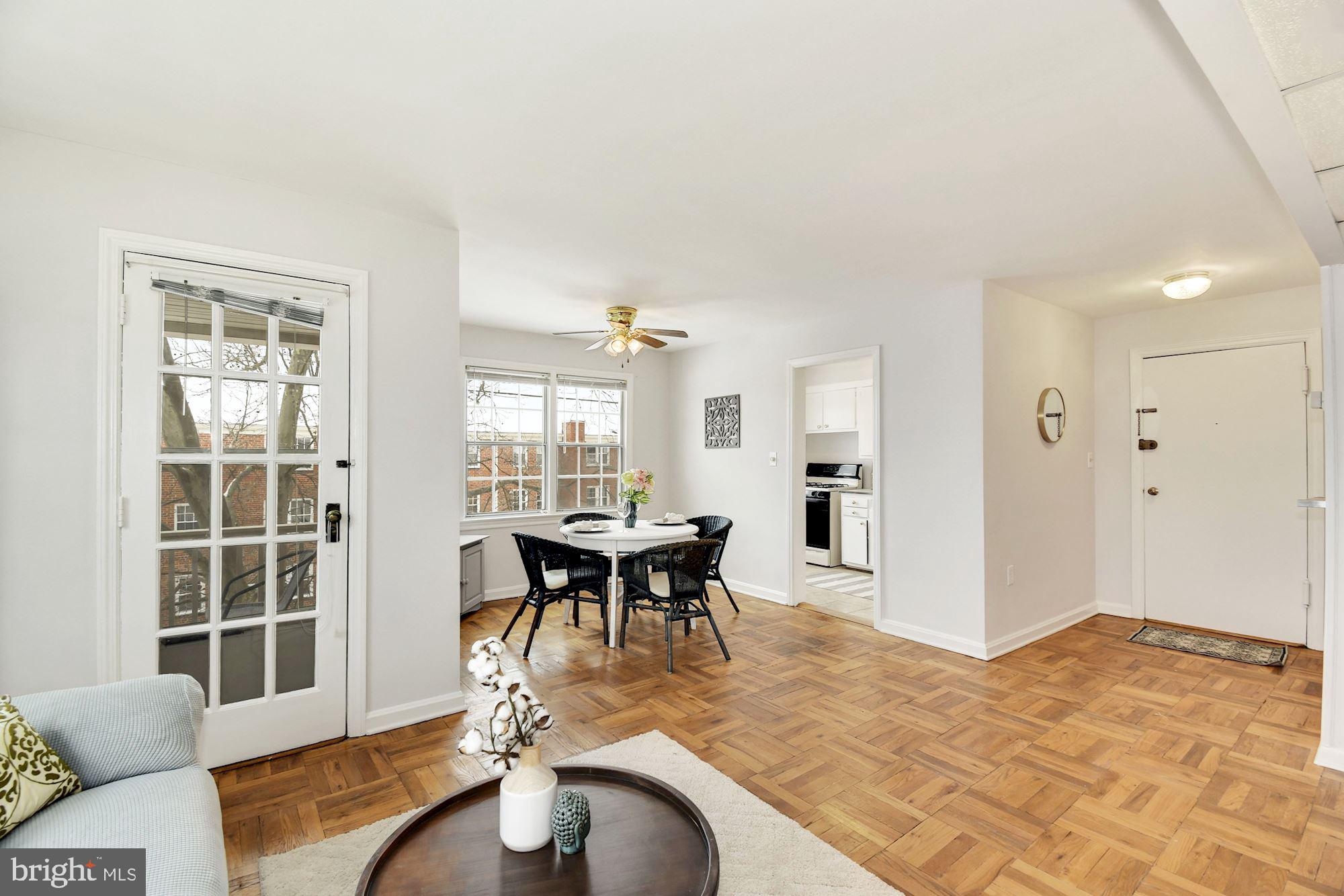 6511 Potomac Avenue, Unit C1 Alexandria, VA 22307 - Photo 6 of 21 Living Room into Dining Room