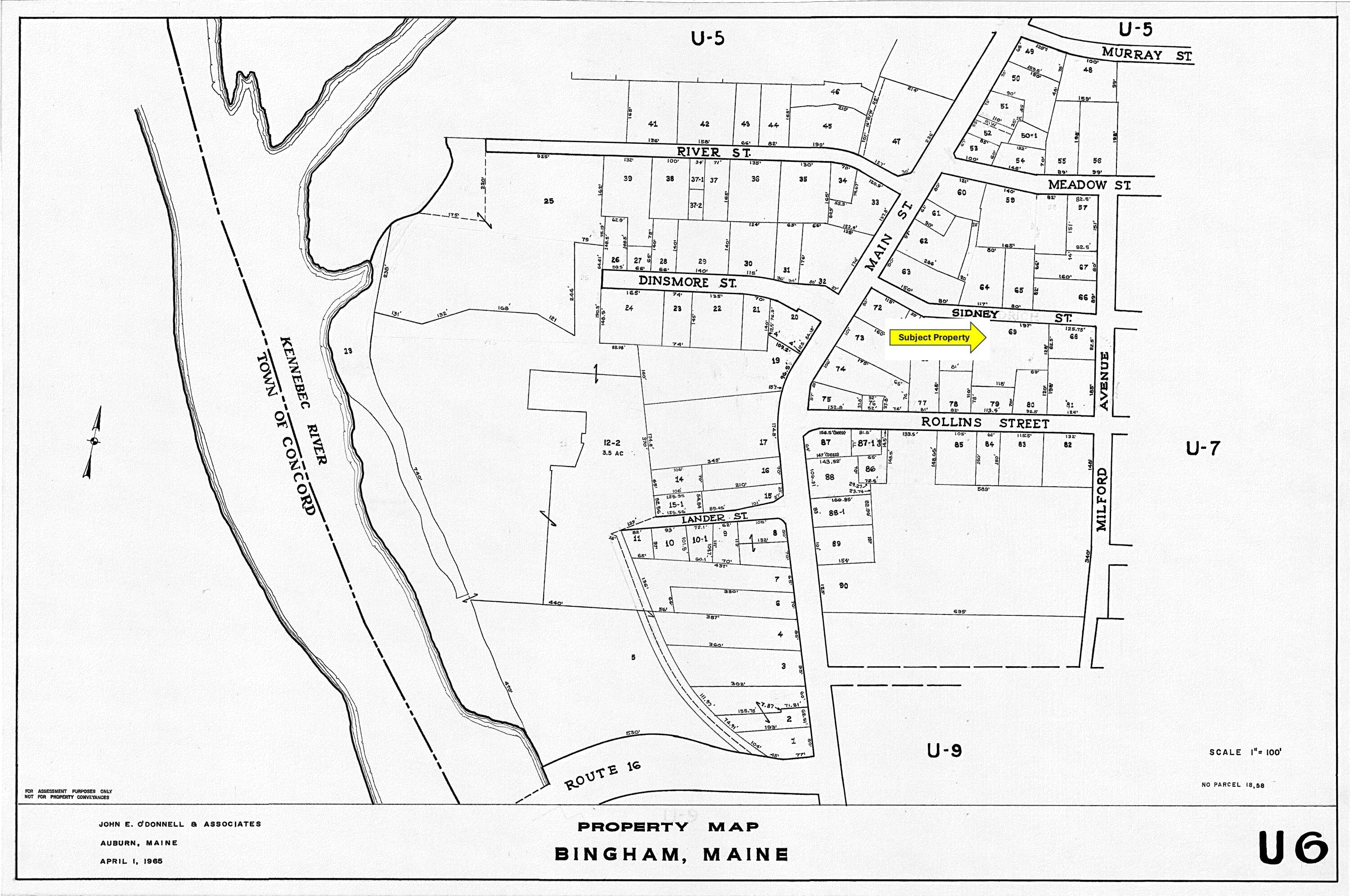 13 Sidney Street Bingham, ME 04920 - Photo 1 of 1 Map 6 - Copy