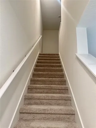 a view of a room with storage