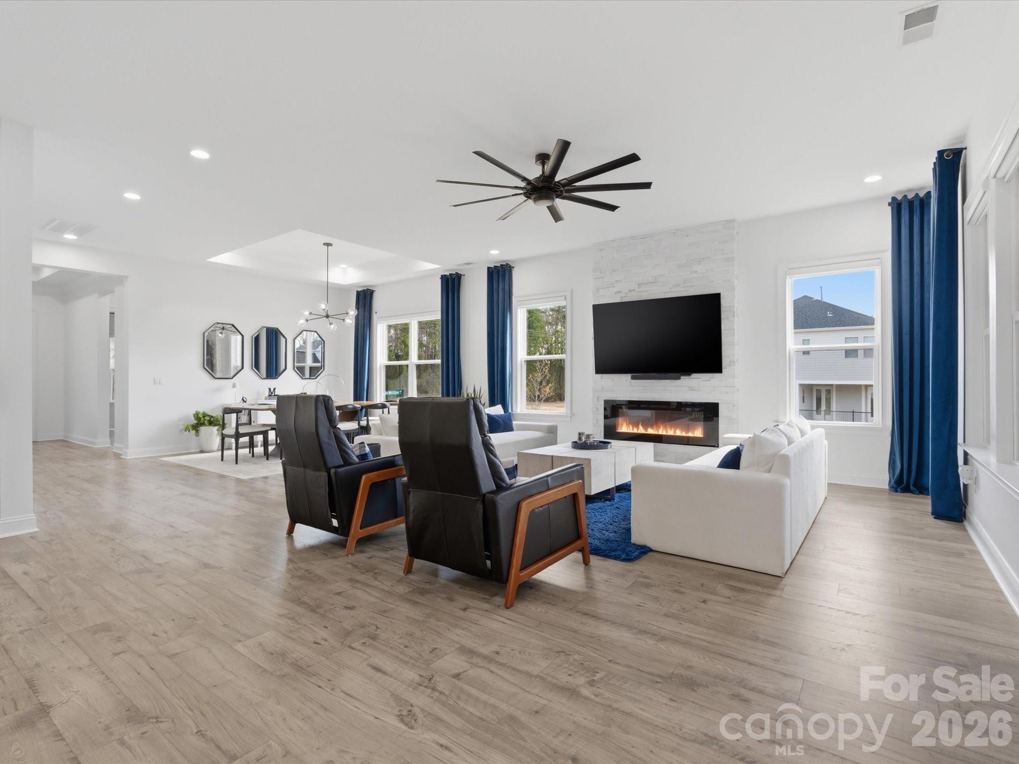 7237 Twelve Mile Creek Road Lancaster, SC 29720 - Photo 8 of 47 a living room with furniture and a flat screen tv