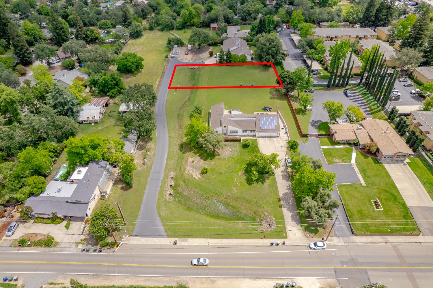 6310 Chestnut Avenue Orangevale, CA 95662 - Photo 11 of 53 an aerial view of a residential houses with outdoor space and street view