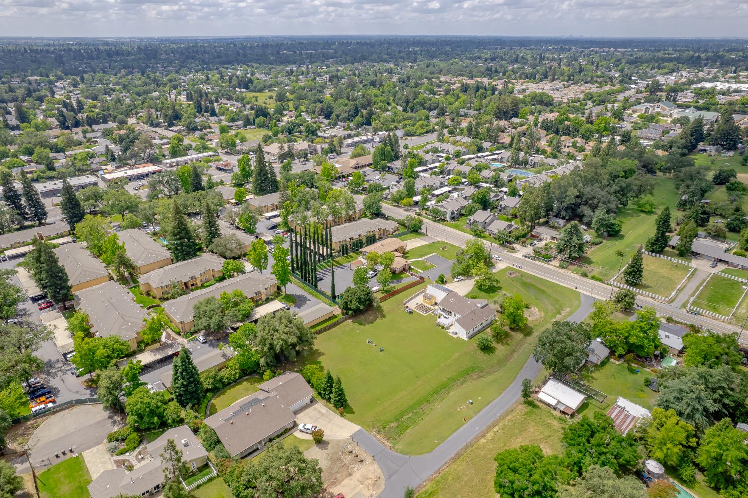 6310 Chestnut Avenue Orangevale, CA 95662 - Photo 27 of 53 an aerial view of a residential houses with outdoor space and trees
