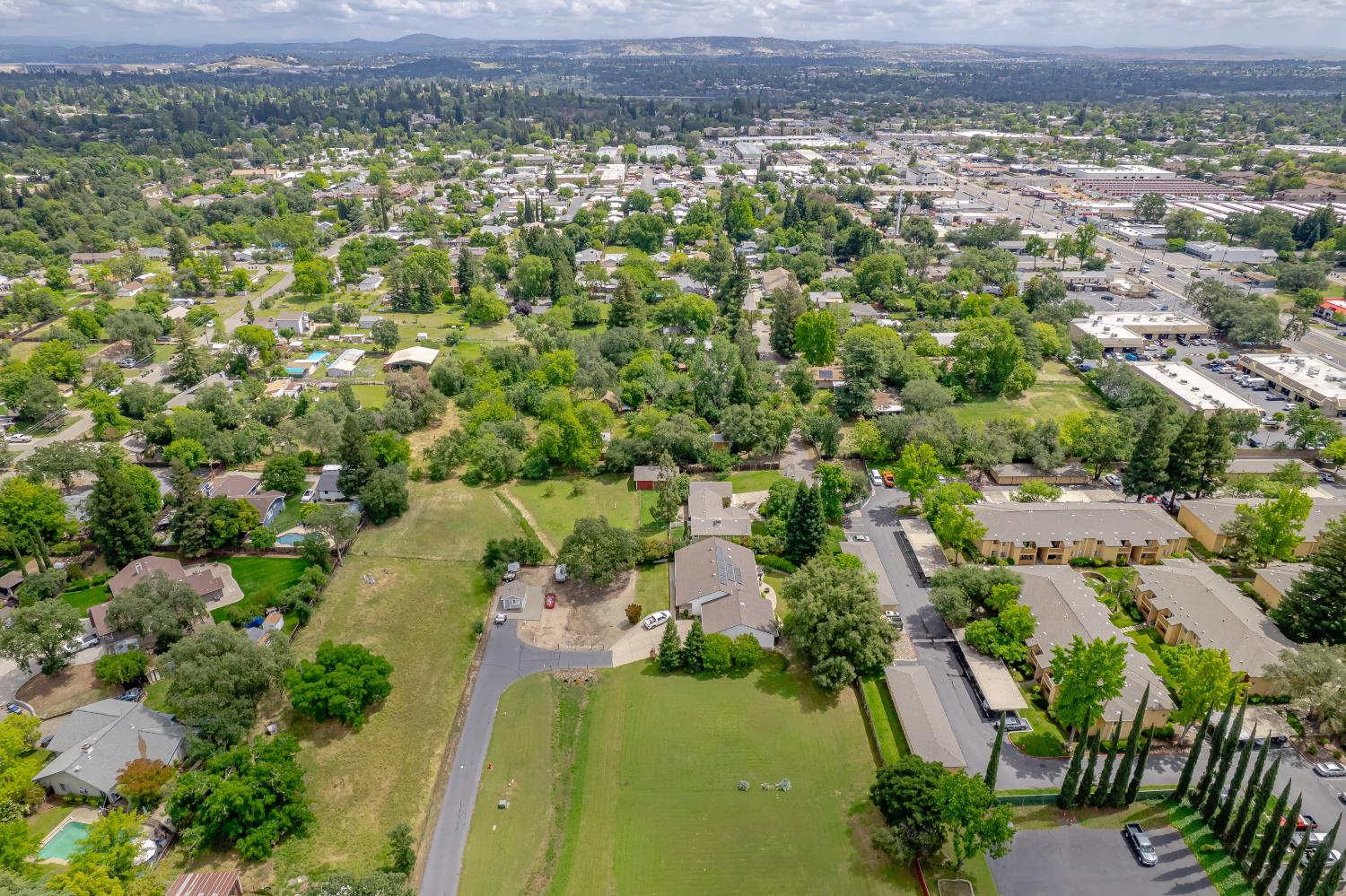 6310 Chestnut Avenue Orangevale, CA 95662 - Photo 32 of 53 an aerial view of residential houses with outdoor space and trees