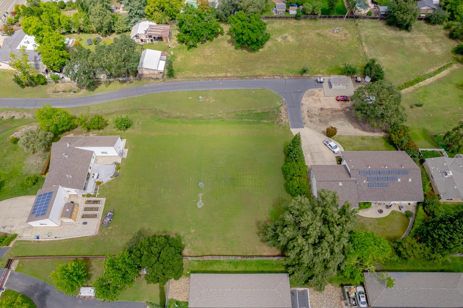 6310 Chestnut Avenue Orangevale, CA 95662 - Photo 38 of 53 an aerial view of a house with a yard basket ball court and outdoor seating