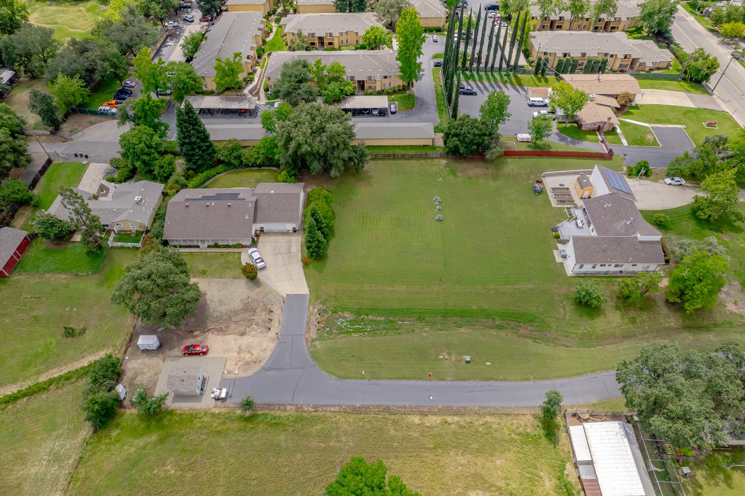 6310 Chestnut Avenue Orangevale, CA 95662 - Photo 42 of 53 an aerial view of a house with a garden and lake view