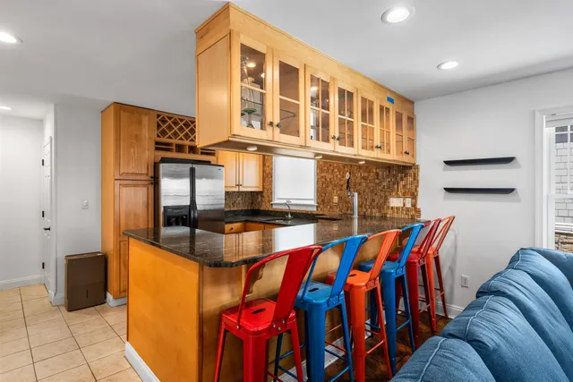 a view of living room filled with furniture