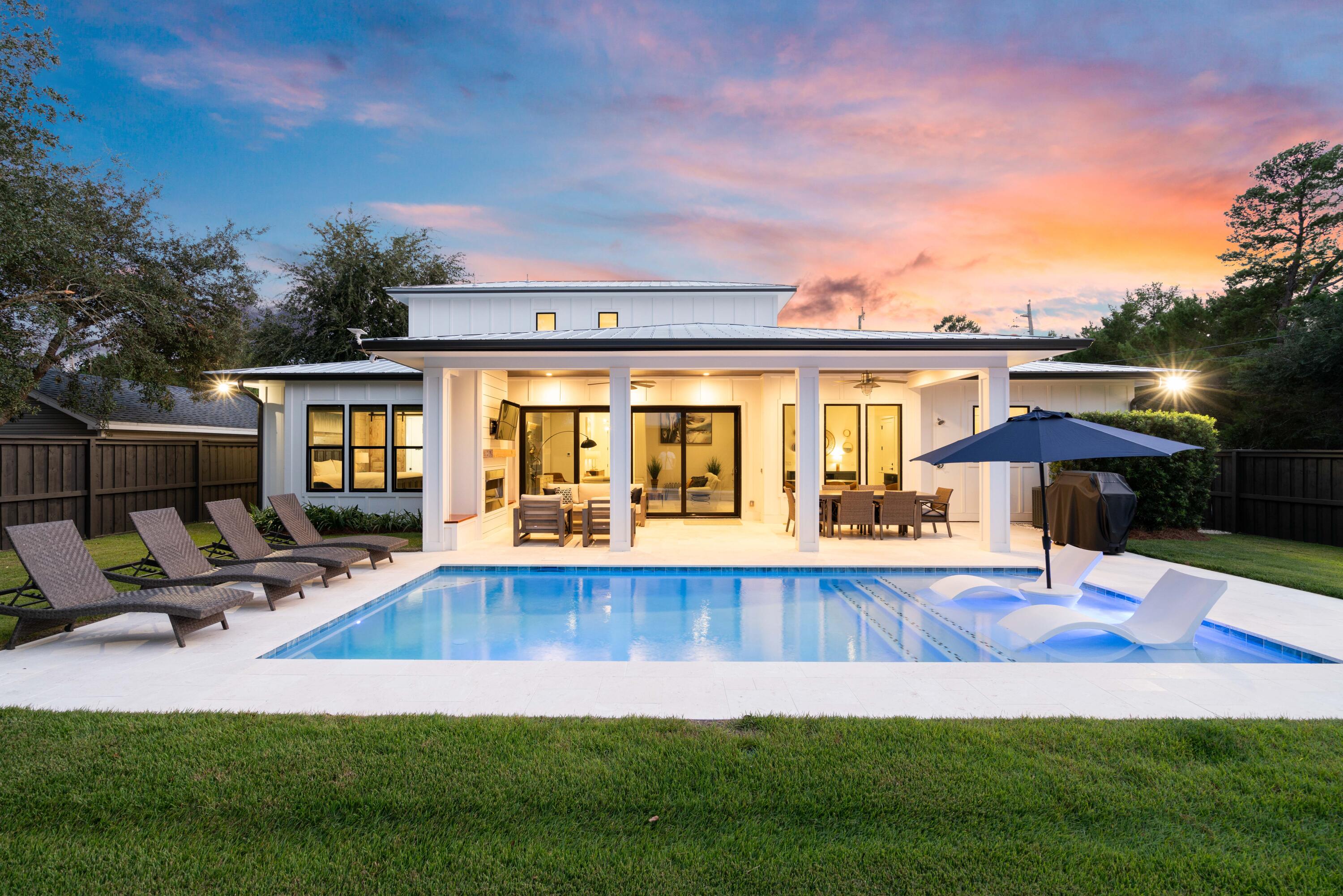 11 Walnut Street Santa Rosa Beach, FL 32459 - Photo 2 of 105 Outdoor Entertaining at Dusk
