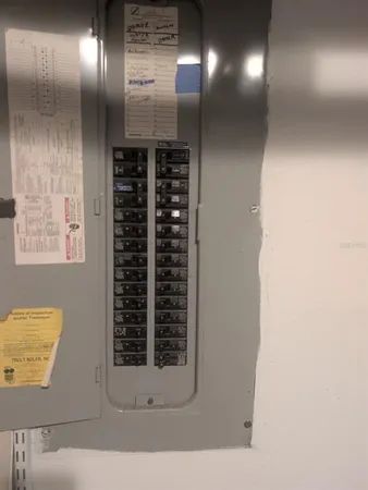 a close view of water heater