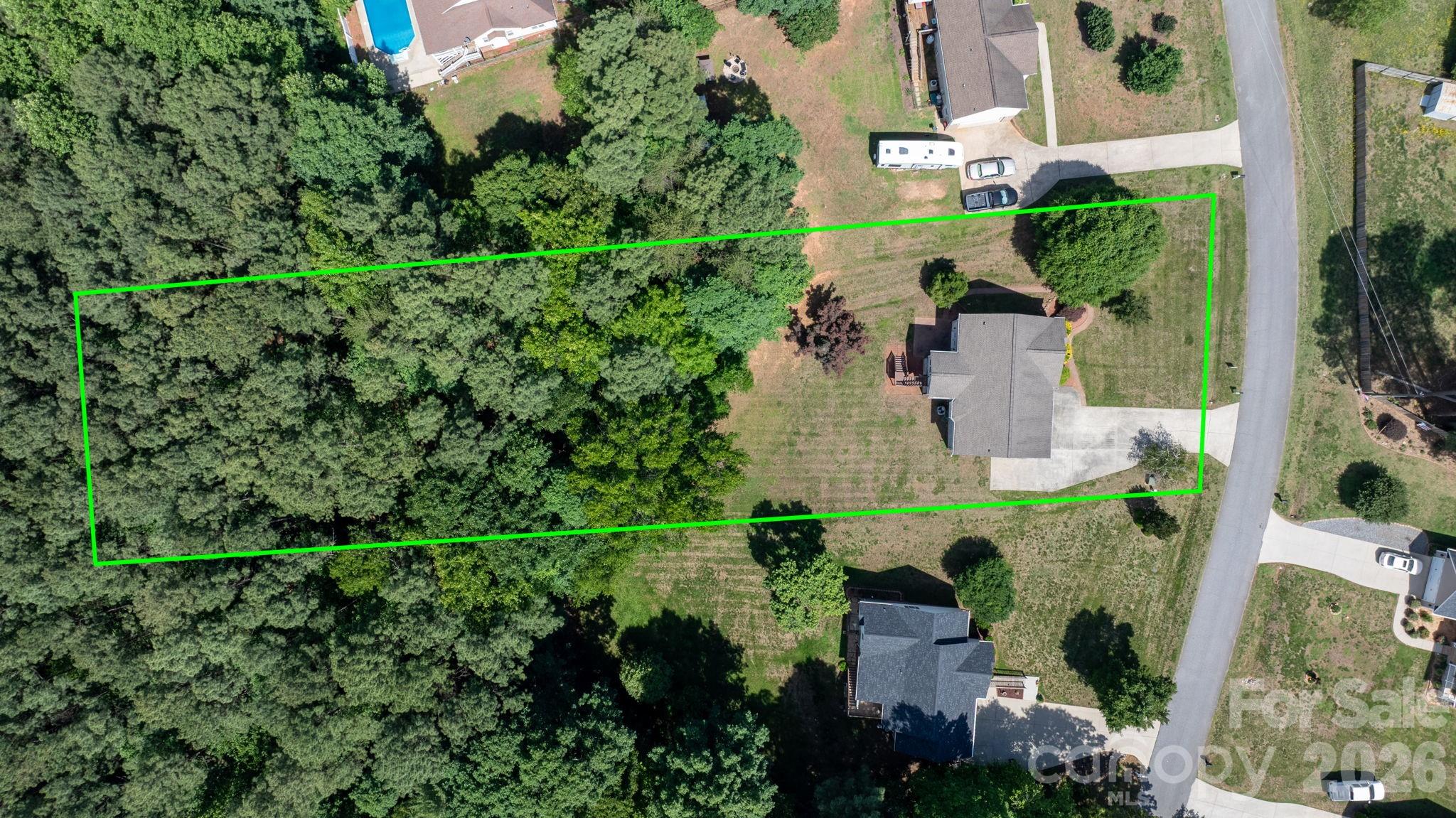 4967 Addison Lane Hickory, NC 28601 - Photo 36 of 43 an aerial view of a house with a yard